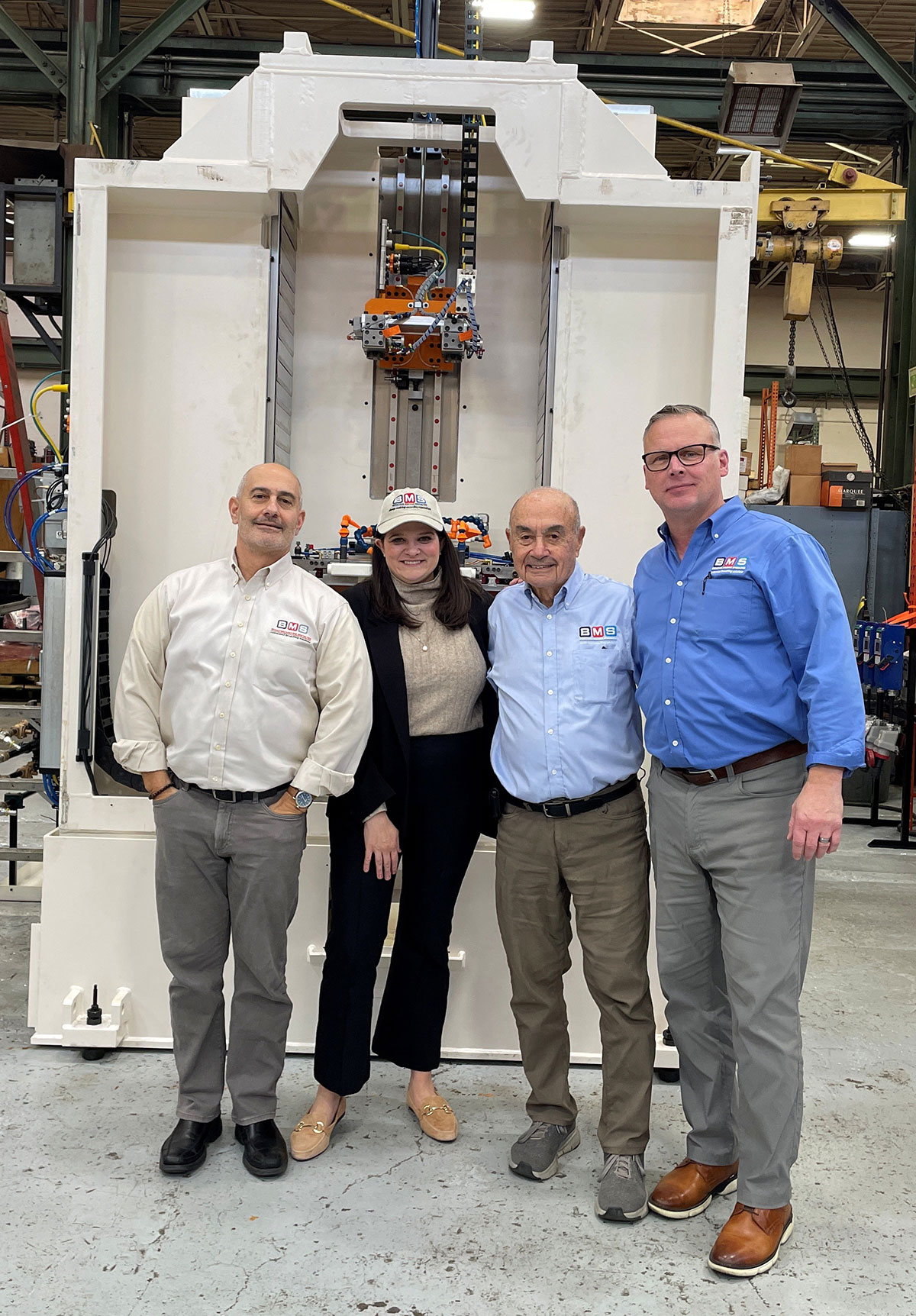 This is an image of a new broaching machine